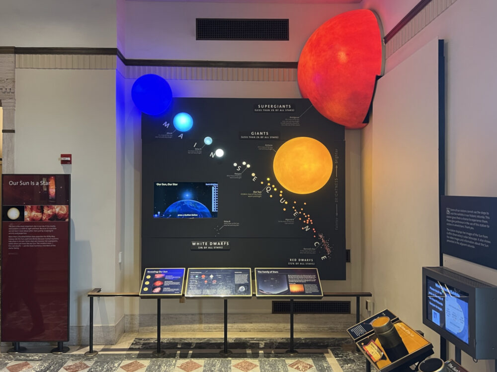 Photograph of Our Sun is a Star Exhibit
