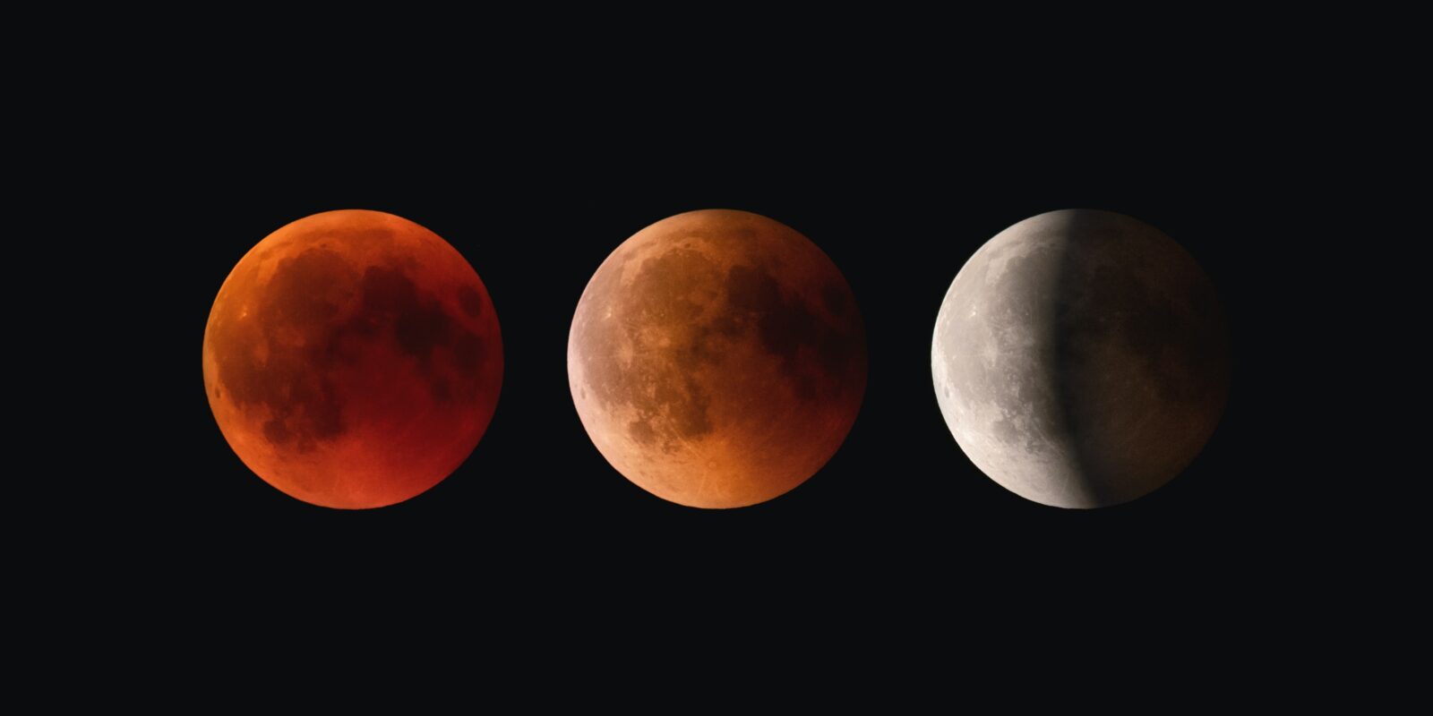 Lunar Eclipse Phases. Photo by Claudio Testa (https://unsplash.com/photos/sIglh0SISjo)