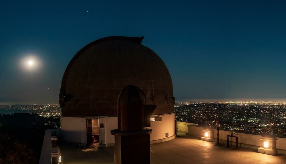 Observatory at night
