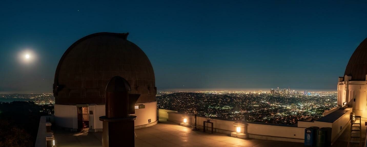 Observatory at night
