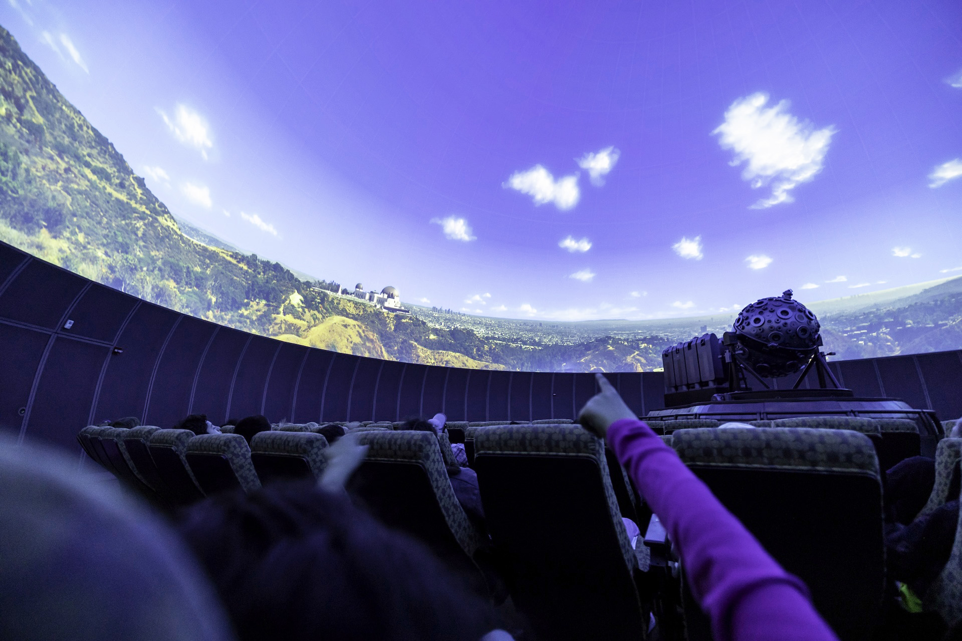 Visitors at Griffith Observatory