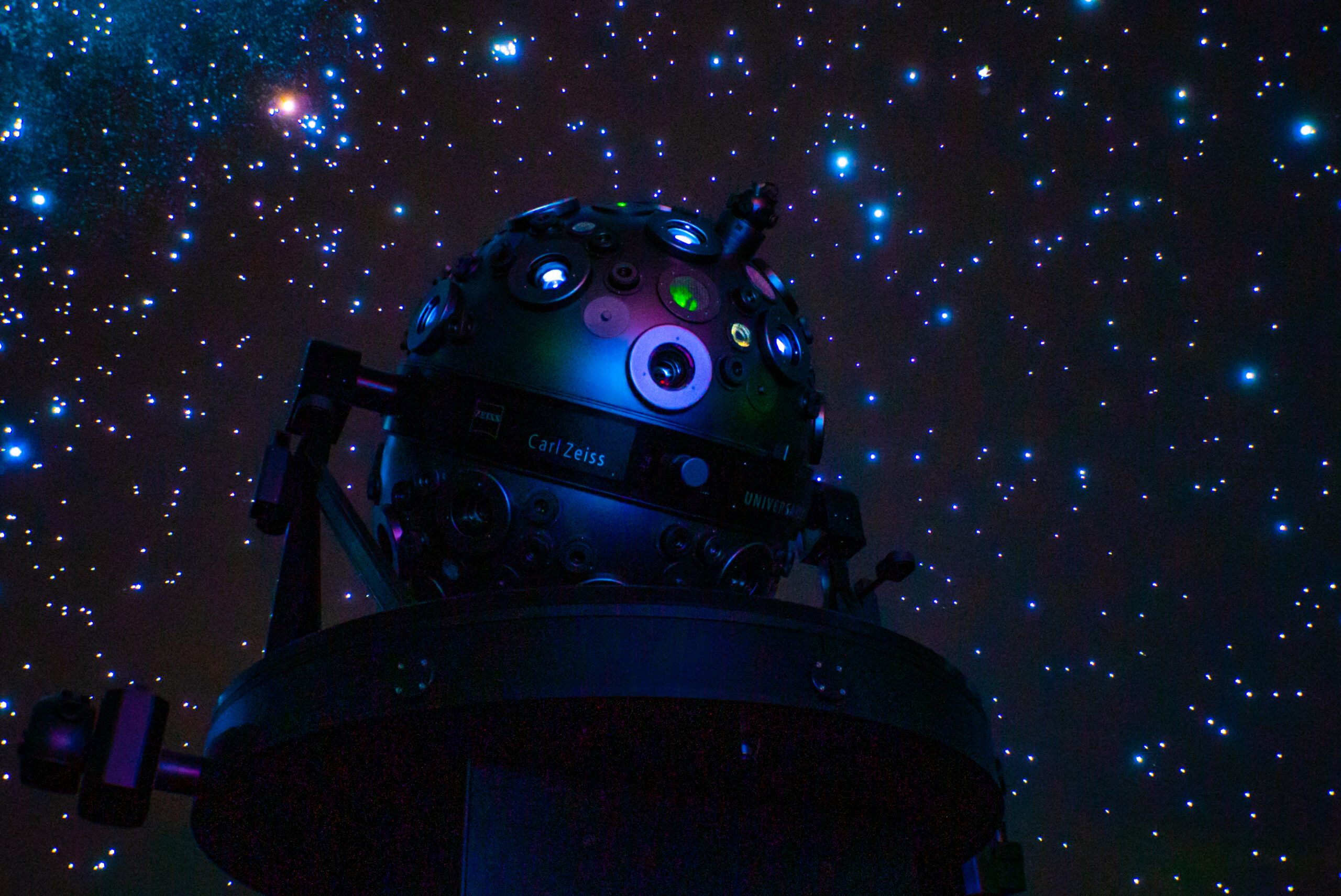 Samuel Oschin Planetarium audience