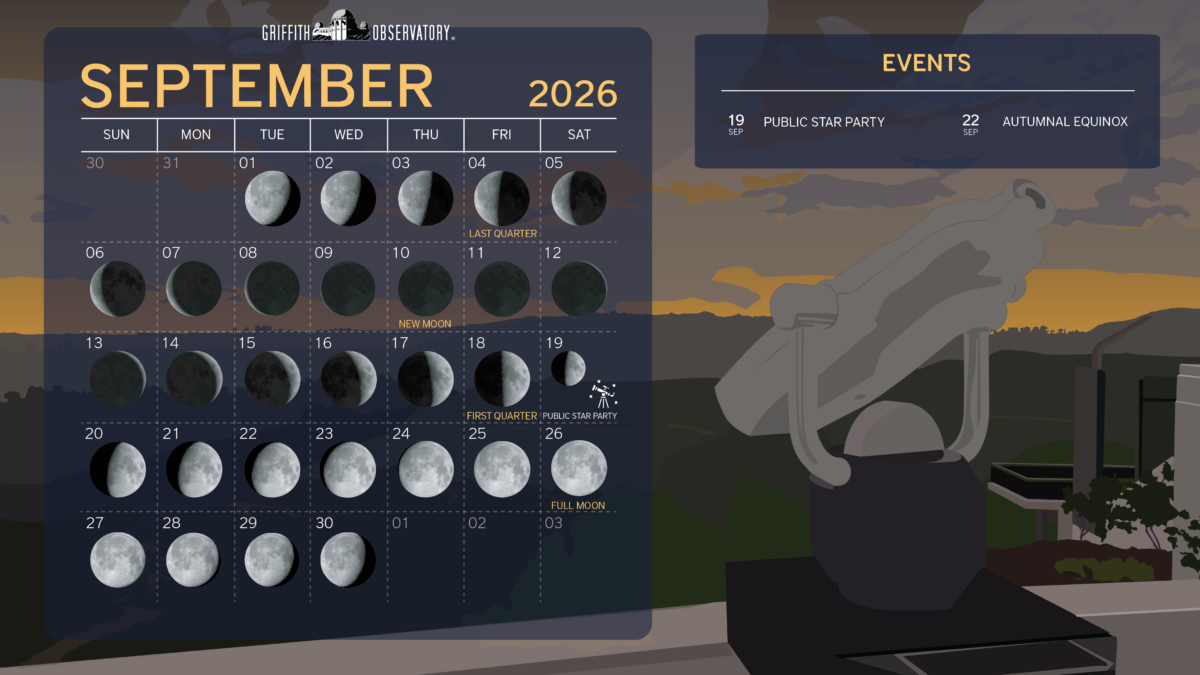 Lunar Calendar for September, 2026.